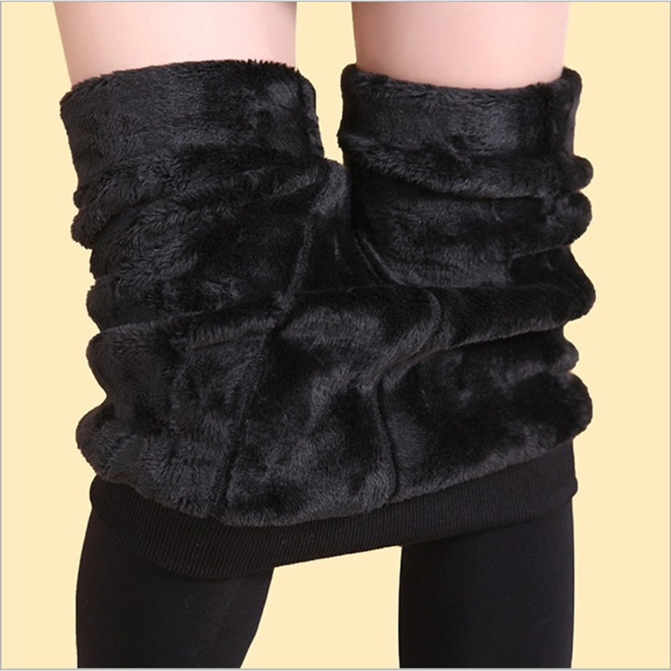Calça Legging Grossa Forrada com Pelos