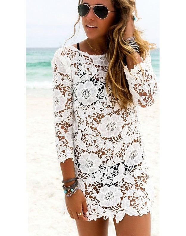 Saída de praia floral