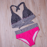 Biquíni de Bolinha Cintura Alta