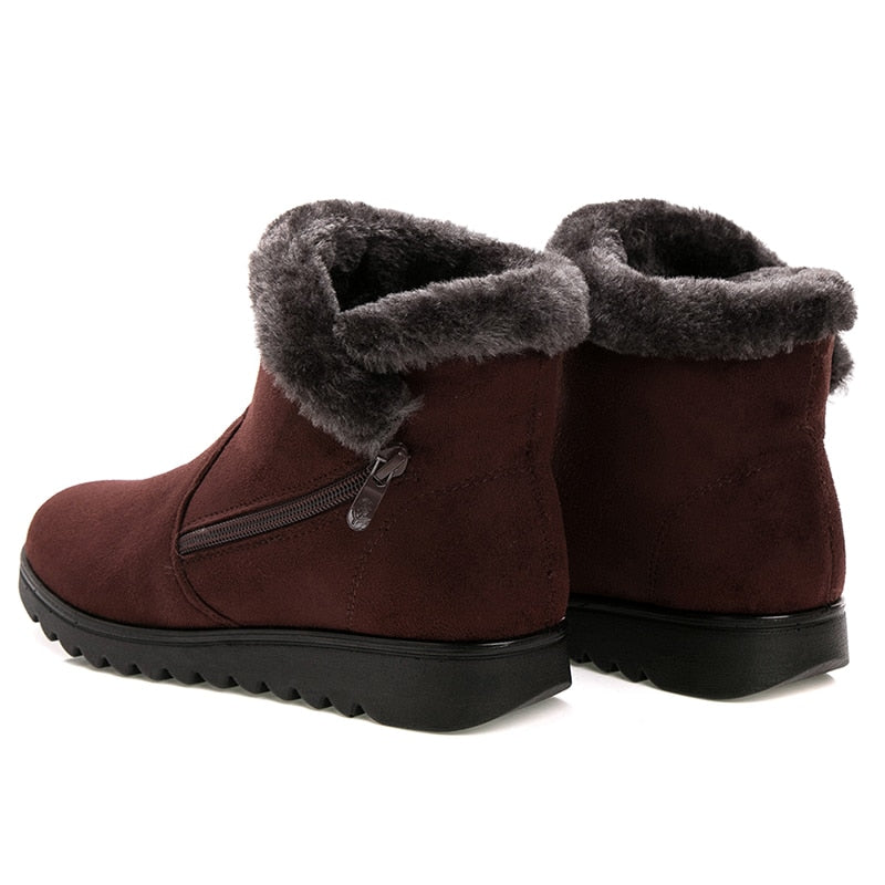 Bota de Inverno Forrada com Pelos