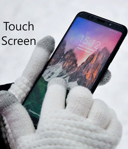 Luvas Touch Screen com Forro de Lã